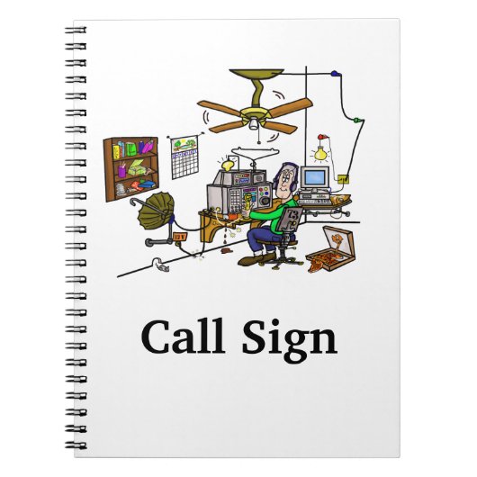 Crazy Home Brew Radio Shack Note Book Notitieboek (Voorkant)