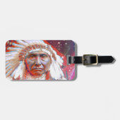 Crazy Horse Bagage Label (Voorkant horizontaal)