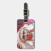 Crazy Horse Bagage Label (Voorkant verticaal)