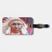 Crazy Horse Bagage Label (Achterkant horizontaal)