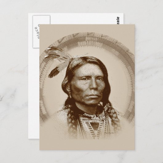 Crazy Horse Briefkaart (Voorkant / Achterkant)