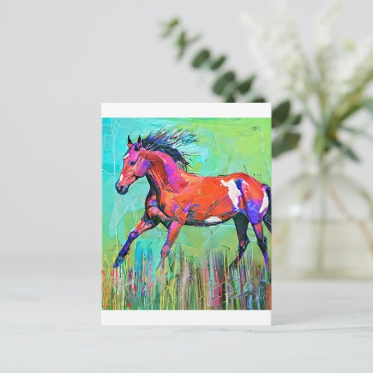 Crazy horse briefkaart (Staand voorkant)