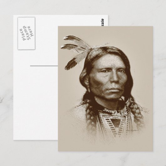 Crazy Horse Briefkaart (Voorkant / Achterkant)