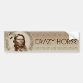Crazy Horse Bumpersticker (Voorkant)
