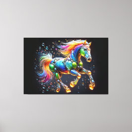 Crazy Horse Canvas Afdruk