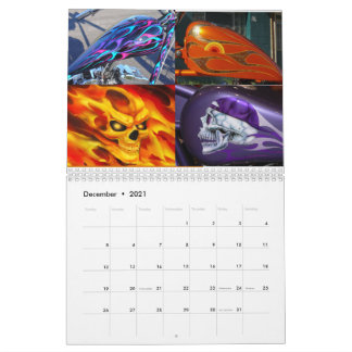 Crazy Horse Custom Paint 2021 Calendar Kalender