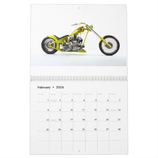Crazy Horse Custom Paint 2021 Calendar Kalender (Feb 2026)