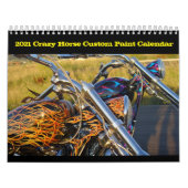 Crazy Horse Custom Paint 2021 Calendar Kalender (Hoes)