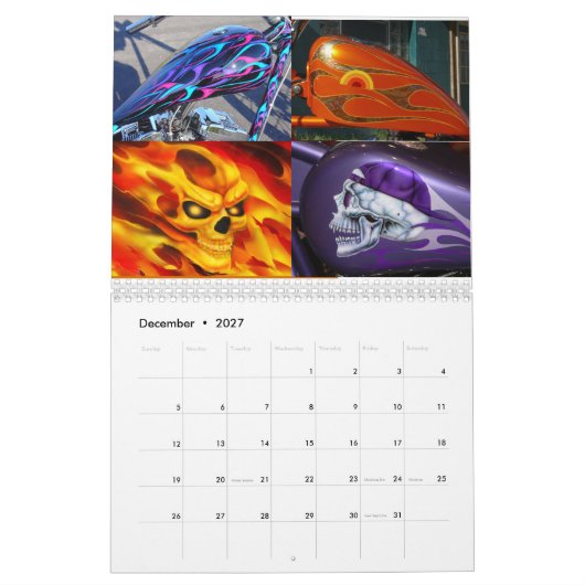 Crazy Horse Custom Paint 2021 Calendar Kalender (Dec 2027)