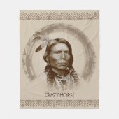 Crazy Horse Fleece Deken (Voorkant)