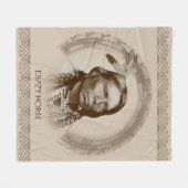 Crazy Horse Fleece Deken (Voorkant (Horizontaal))