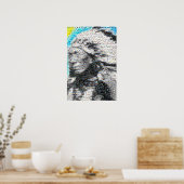 Crazy Horse Indian Poster (Keuken)