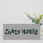 crazy horse kaart (Staand voorkant)