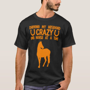 Crazy Horse Lady Animal Foal Women Girls T-shirt