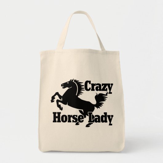 Crazy Horse Lady Tote Bag (Voorkant)