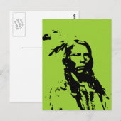 Crazy Horse Native American Briefkaart (Voorkant / Achterkant)