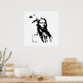 Crazy Horse Native American Leader Canvas Afdrukke Poster (Keuken)