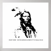 Crazy Horse Native American Leader Poster (Voorkant)