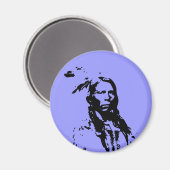 Crazy Horse Native American Magneet (Voorkant / Achterkant)