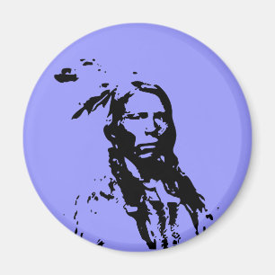 Crazy Horse Native American Magneet