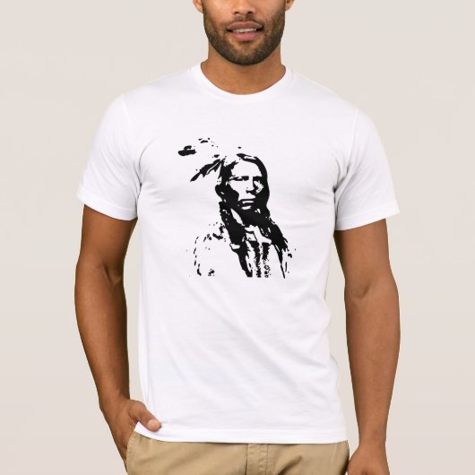 Crazy Horse Native American T-shirt (Voorkant)