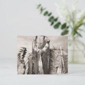 Crazy Horse Portrait Briefkaart (Staand voorkant)