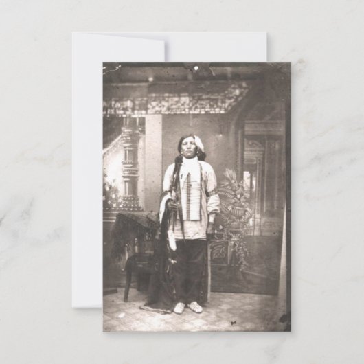 Crazy Horse Portrait Save The Date (Voorkant)