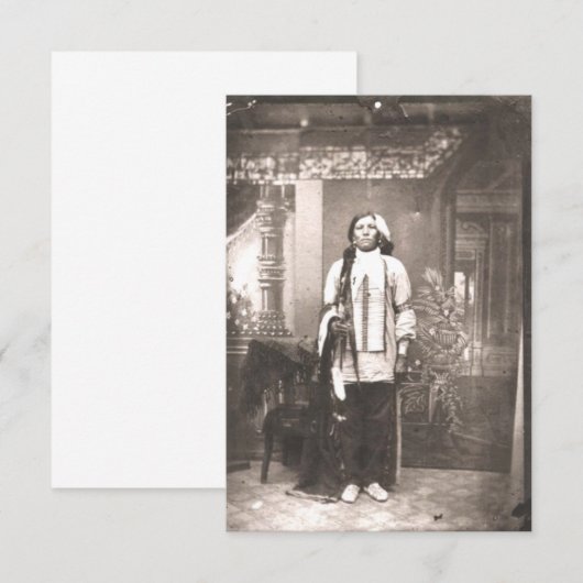 Crazy Horse Portrait Save The Date (Voorkant / Achterkant)