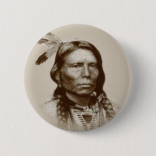 Crazy Horse Ronde Button 5,7 Cm