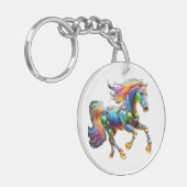 Crazy Horse Sleutelhanger (Voorkant Links)