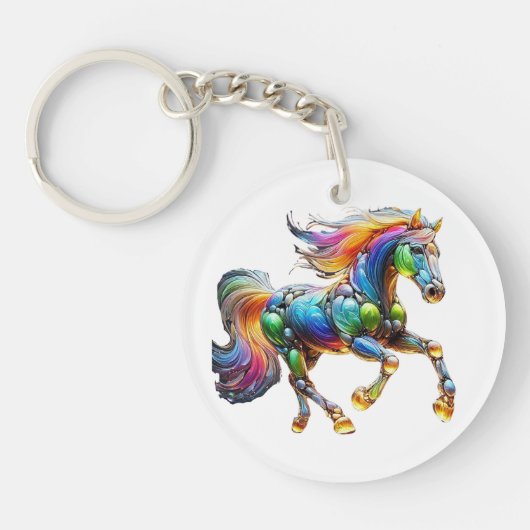 Crazy Horse Sleutelhanger (Voorkant)