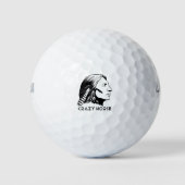 Crazy Horse T-Shirt Golfballen (Voorkant)