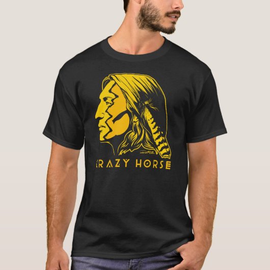 Crazy Horse War Paint T-shirt (Voorkant)