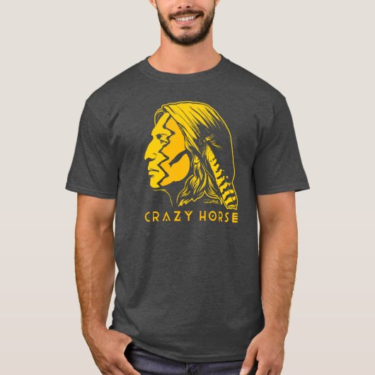 Crazy Horse War Paint T-shirt (Voorkant)