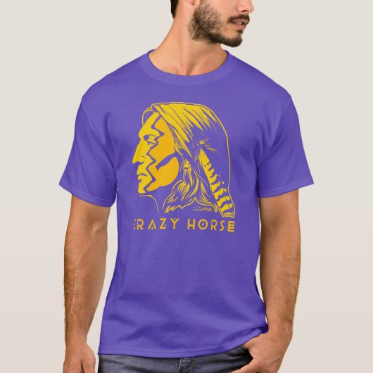 Crazy Horse War Paint T-shirt (Voorkant)