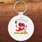 Crazy Hot Chef Sleutelhanger (Voorkant)