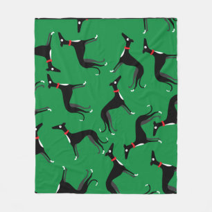 Crazy Hounds Fleece Deken