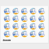 Crazy "Ik ben bemand" Cartoon Sticker (Vel)