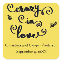Crazy in Love - Square Sticker