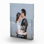 Crazy in Love You Photo Block Fotoblokken (Rechts)