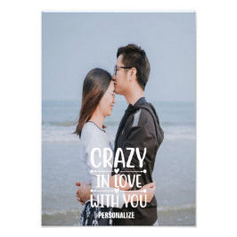 Crazy in Love You Photo Enlargement Foto Afdruk