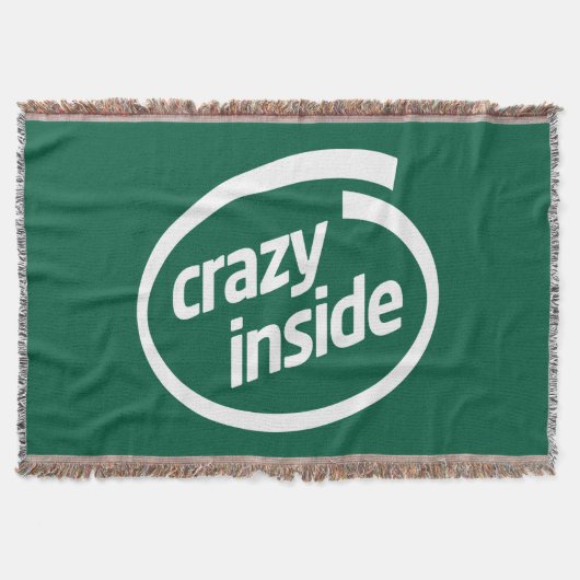 Crazy inside deken (Voorkant)