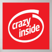 Crazy inside poster (Voorkant)