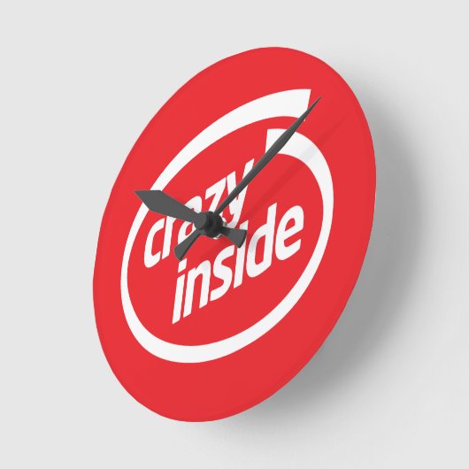 Crazy inside ronde klok (Hoek)