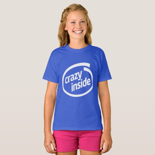 Crazy inside t-shirt (Voorkant volledig)