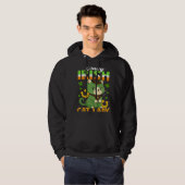 Crazy Irish Cat Lady  Saint Patrick s Hoodie (Voorkant volledig)