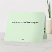 CRAZY IRISH COUSIN ST PATRICK'S DAY  BEDANKKAART (Achterkant)