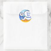 Crazy "Je bent bemand" Cartoon Sticker (Tas)
