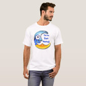 Crazy "Je bent bemand" Cartoon T-Shirt (Voorkant volledig)