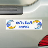 Crazy "JULLIE IS GEMONTEERD" Cartoon Bumpersticker (Op auto)